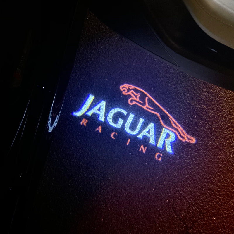 JAGUAR RACING LOGO PROJECROTR LIGHTS Nr.87 (quantità 1 = 1 set/2 luci porta)