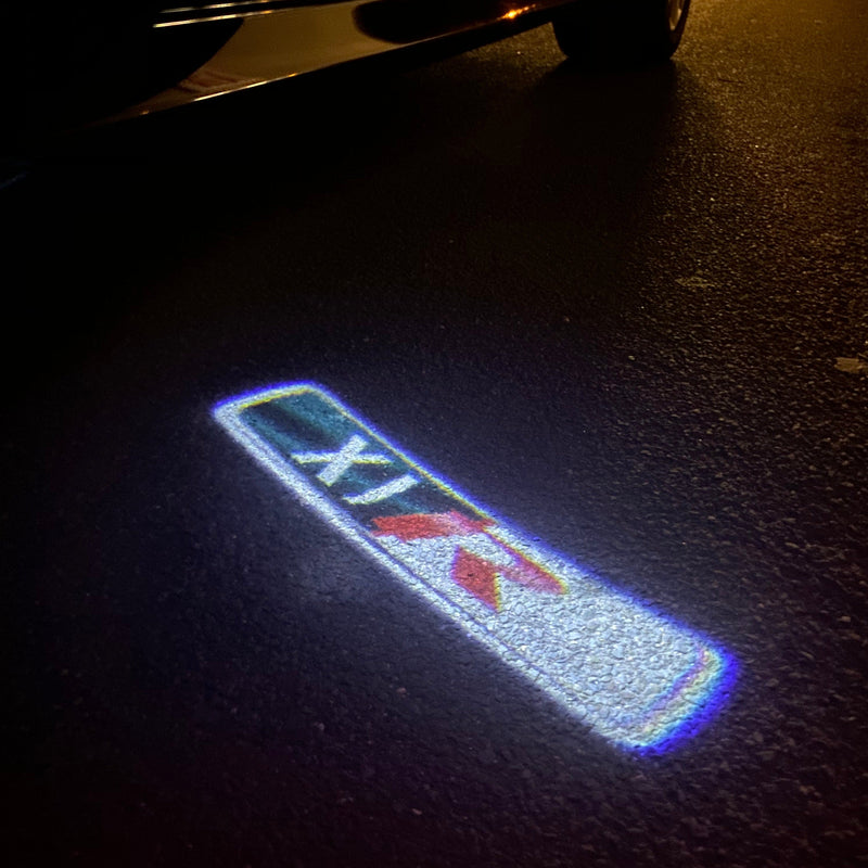 JAGUAR XJ R LOGO PROJECROTR LIGHTS Nr.66 (Menge 1 = 1 Satz/2 Türleuchten)