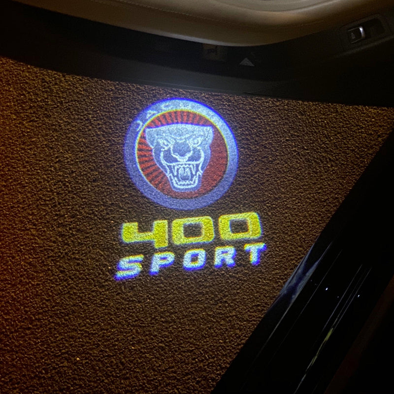 JAGUAR 400 SPORT LOGO PROJECROTR LIGHTS Nr.53 (Menge 1 = 1 Satz/2 Türleuchten)