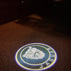 JAGUAR Green Color LOGO PROJECROTR LIGHTS Nr.16 (quantity 1 = 1 sets/2 door lights)