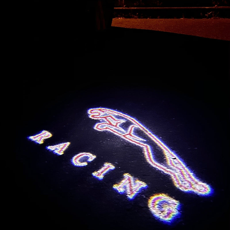 JAGUAR Racing LOGO PROJECROTR LIGHTS Nr.37 (quantità 1 = 1 set/2 luci porta)