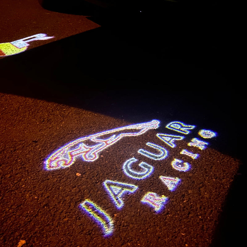 JAGUAR RACING LOGO PROJECROTR LIGHTS Nr.25 (Menge 1 = 1 Satz/2 Türleuchten)