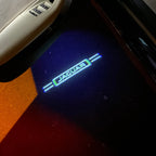 JAGUAR Green color LOGO PROJECROTR LIGHTS Nr.14 (quantity 1 = 1 sets/2 door lights)