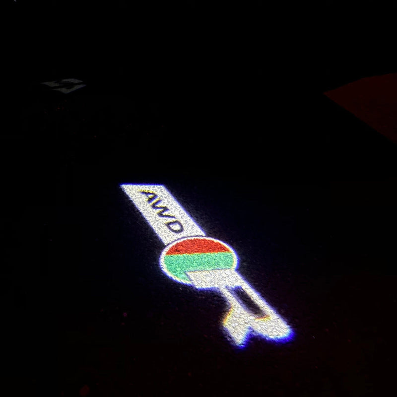 JAGUAR AWD R LOGO PROJECROTR LIGHTS Nr.67 (Menge 1 = 1 Satz/2 Türleuchten)