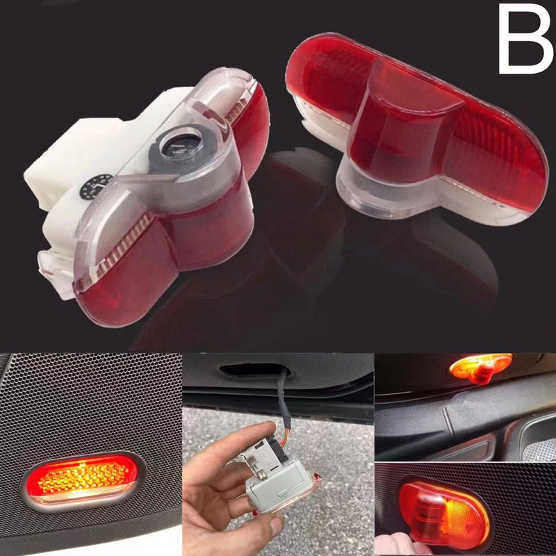 JAGUAR Red color LOGO PROJECROTR LIGHTS Nr.08 (quantity 1 = 1 sets/2 door lights)