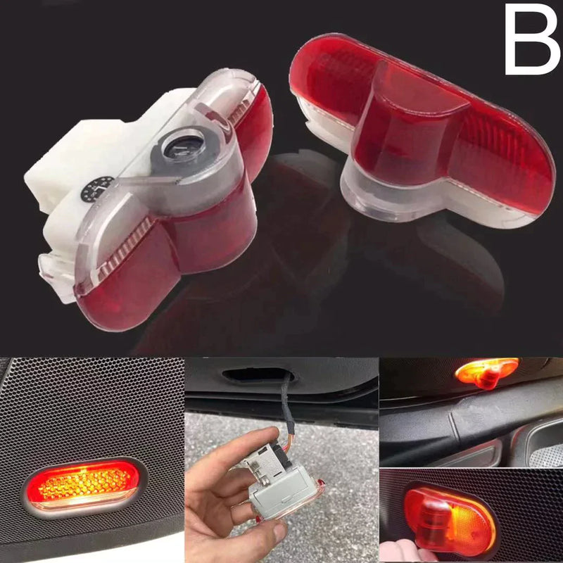 Volkswagen Door lights R Logo  Nr. 128 (quantity 1 = 2 Logo Films /2 door lights）