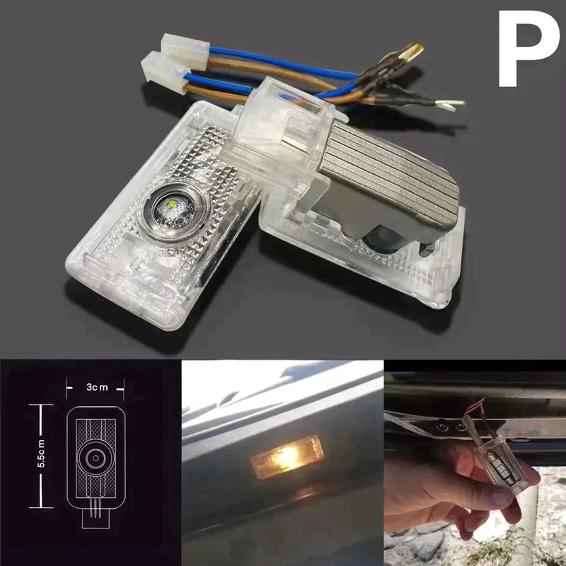 SAAB TID LOGO PROJECROTR LIGHTS Nr.2511 (Menge 1 = 1 Satz/2 Türleuchten)