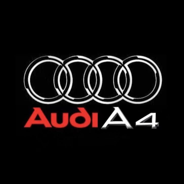 AUDI A4 LOGO PROJECTOT LIGHTS Nr.42 (Menge 1 = 2 Logofolien /2 Türleuchten） 