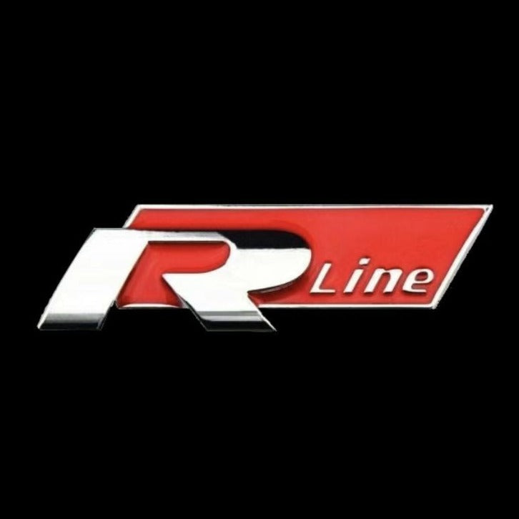 Volkswagen Türleuchten R LINE Logo Nr. 50 (Menge 1 = 2 Logofolien /2 Türlichter） 