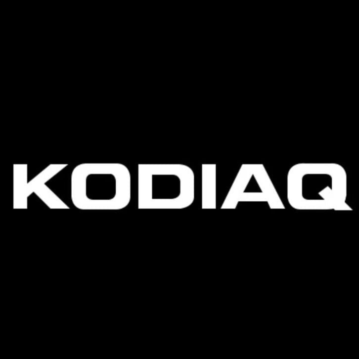 SKODA KODIAQ LOGO PROJECTOT LIGHTS Nr.97 (Menge 1 = 2 Logofolie / 2 Türleuchten)