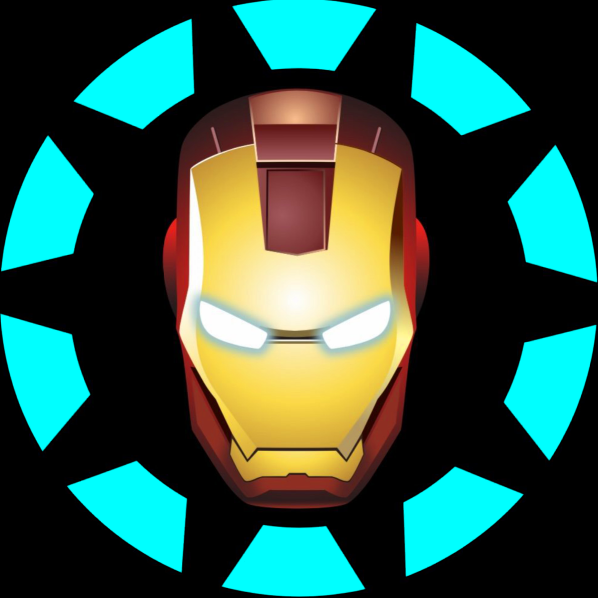 Iron Man Logo Türlichter Nr.214 (Menge 1 = 2 Logo-Folien / 2 Türlichter）Marvel Heroes Logo 