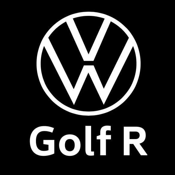 Volkswagen Türleuchten Golf Logo Nr. 1IJ29 (Menge 1 = 2 Logo-Folien / 2 Türlichter） 