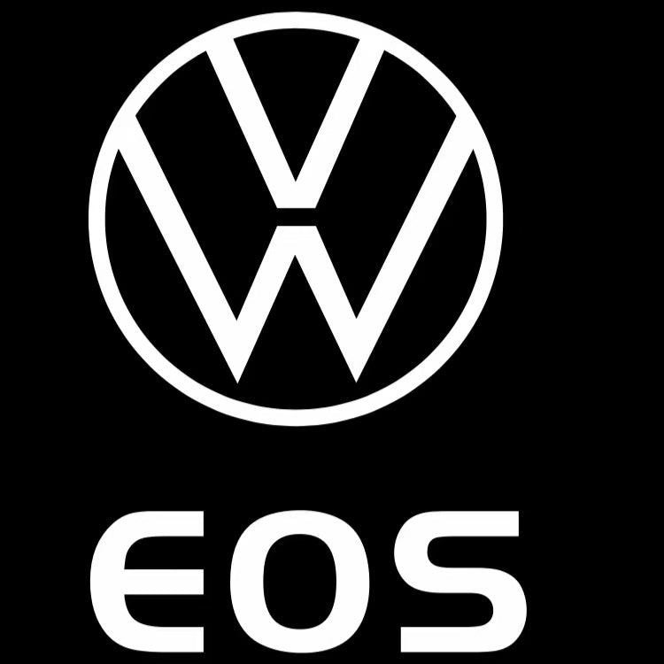 Volkswagen Türleuchten EOS Logo Nr. 1IJ2KK9 (Menge 1 = 2 Logo-Folien / 2 Türlichter) 