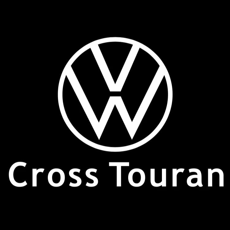 Volkswagen Türleuchten Touran Logo Nr. 2K9 (Menge 1 = 2 Logo-Folien / 2 Türlichter) 