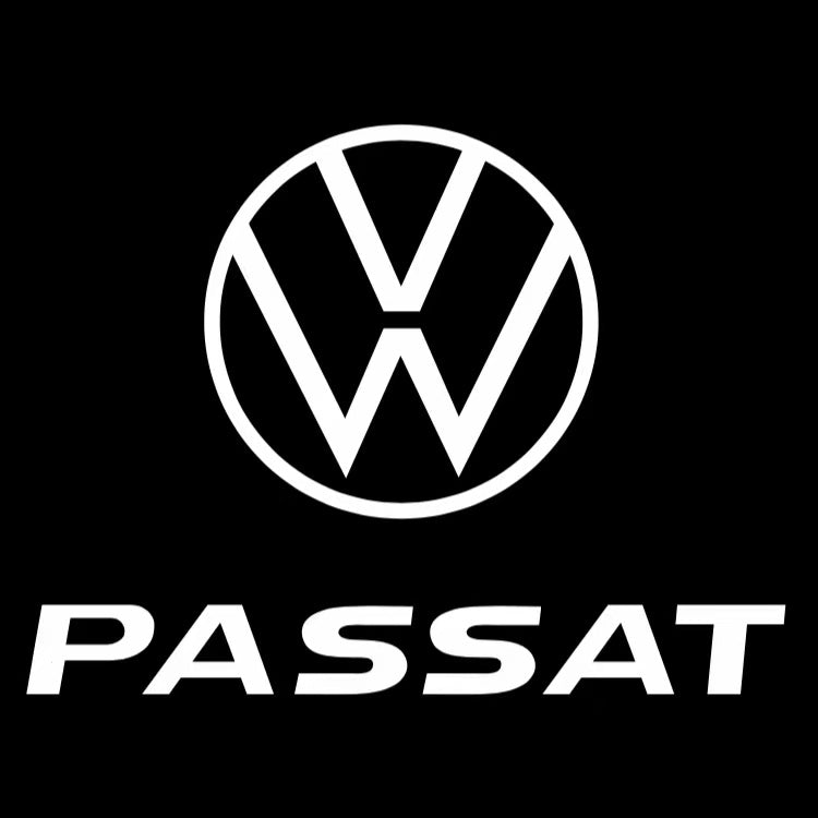 Volkswagen Türleuchten Passat Logo Nr. 2JK9 (Menge 1 = 2 Logo-Folien / 2 Türlichter) 