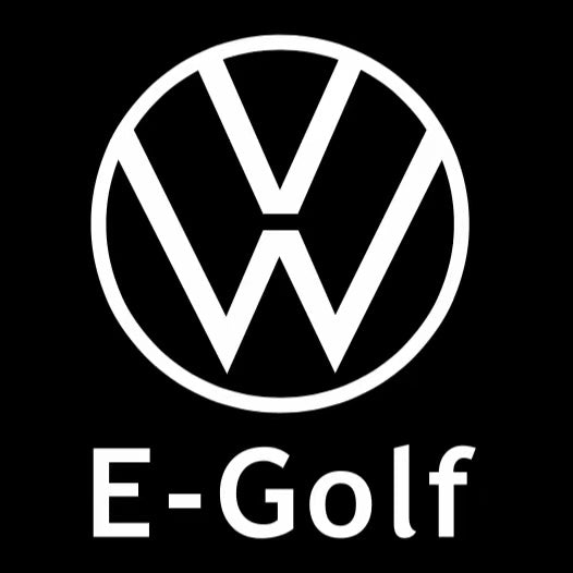 Volkswagen Türleuchten E GOLF Logo Nr. 1IJ2K9 (Menge 1 = 2 Logo-Folien / 2 Türlichter) 