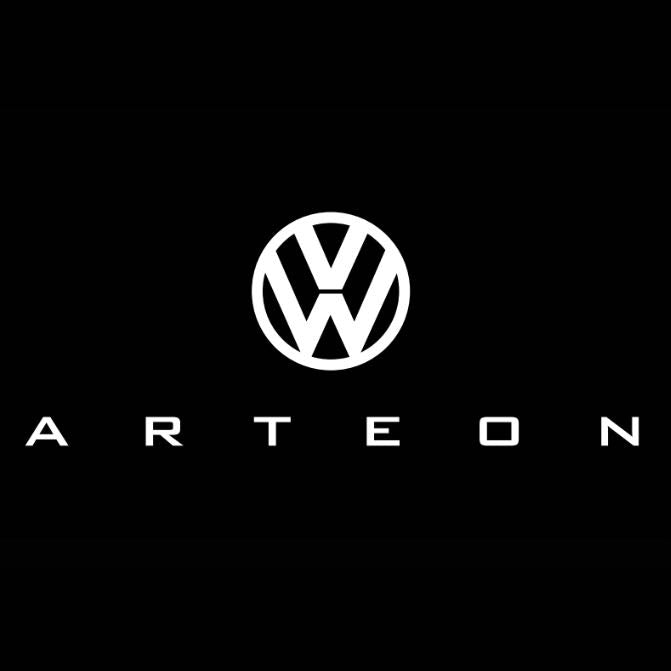 Volkswagen Türleuchten Arteon Türleuchten Logo Nr. 84 (Menge 1 = 2 Logofolien /2 Türlichter）