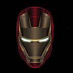 Iron Man Logo door lights Nr.214 (quantity 1 = 2 Logo Films /2 door lights）Marvel Heroes Logo
