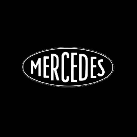 MERCEDES BENZ Original LOGO PROJECTOT LIGHTS Nr.11 (quantità 1 = 1 set/2 luci porta) 