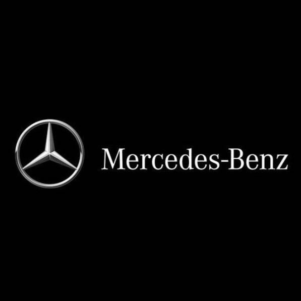 MERCEDES BENZ Original LOGO PROJECTOT LIGHTS Nr.06 (quantità 1 = 1 set/2 luci porta)