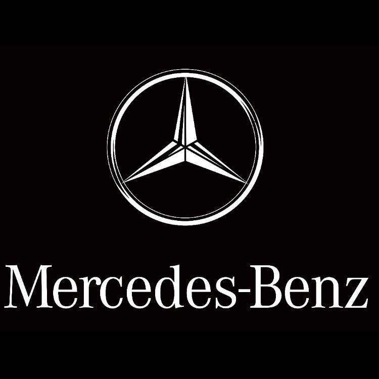 MERCEDES BENZ Original LOGO PROJECTOT LIGHTS Nr.03 (quantità 1 = 1 set/2 luci porta)