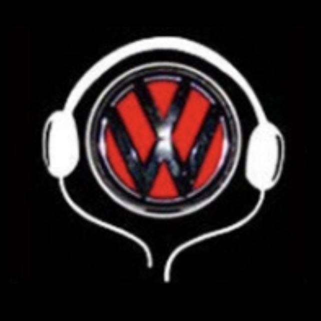 Volkswagen Luci porta Logo originale n. 55 (quantità 1 = 2 pellicole con logo/2 luci per porta）