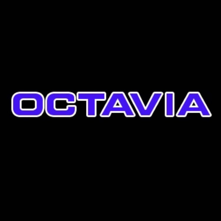 SKODA OCTAVIA LOGO PROJECTOT LIGHTS Nr.86 (Menge 1 = 2 Logofolie / 2 Türleuchten)