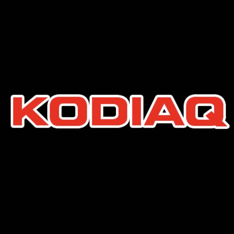 SKODA KODIAQ LOGO PROJECTOT LIGHTS Nr.100 (Menge 1 = 2 Logofolie / 2 Türleuchten)