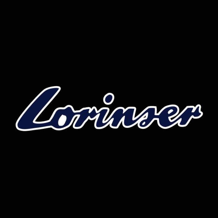 LORINSER LOGO PROJECTOT LIGHTS Nr.1301 (quantità 1 = 2 pellicole con logo /2 luci per porta)