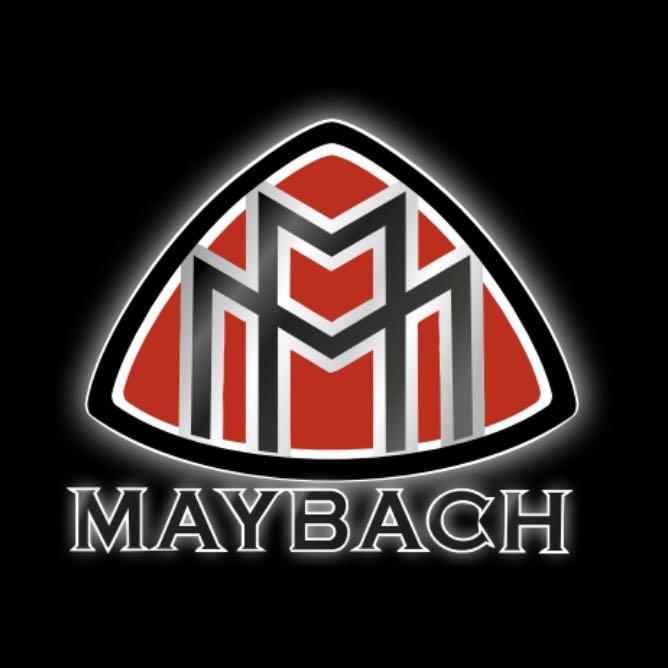 MAYBACH LOGO PROJECTOT LIGHTS Nr.1306 (quantità 1 = 2 pellicole logo /2 luci porta）