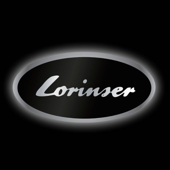 LORINSER LOGO PROJECTOT LIGHTS Nr.1308 (quantità 1 = 2 pellicole con logo /2 luci per porta）