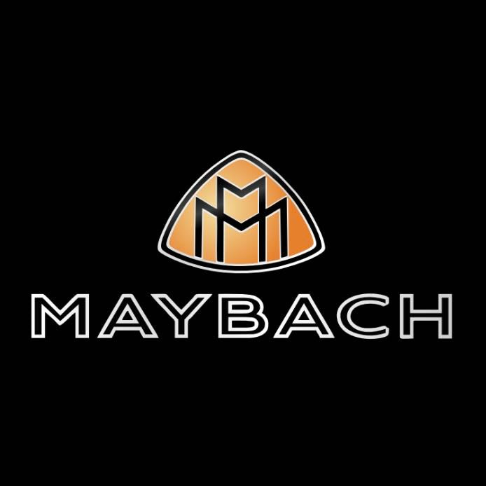 MAYBACH LOGO PROJECTOT LIGHTS Nr.1312 (quantità 1 = 2 pellicole logo /2 luci porta）