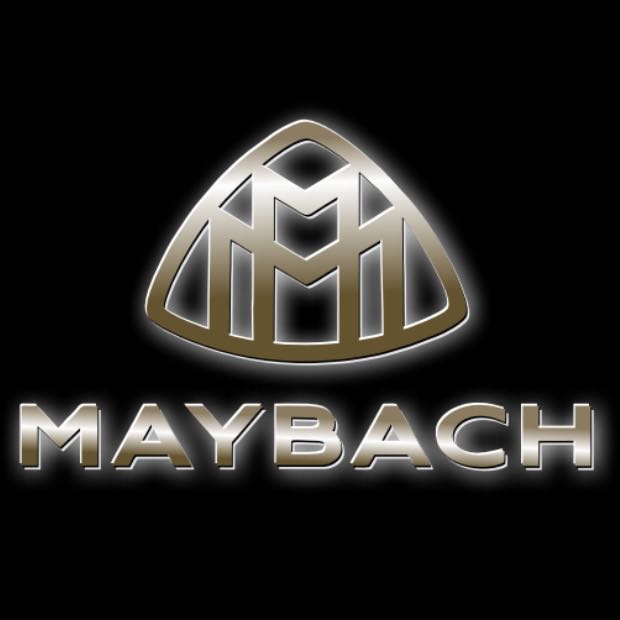 MAYBACH LOGO PROJECTOT LIGHTS Nr.1319 (quantità 1 = 2 pellicole logo /2 luci porta）