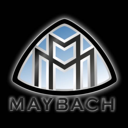 MAYBACH LOGO PROJECTOT LIGHTS Nr.1320 (quantità 1 = 2 pellicole logo /2 luci porta）