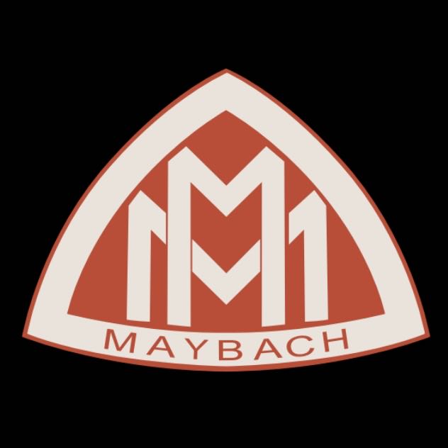 MAYBACH LOGO PROJECTOT LIGHTS Nr.1323 (Menge 1 = 2 Logofolien /2 Türleuchten）