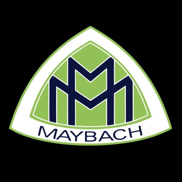 MAYBACH LOGO PROJECTOT LIGHTS Nr.1325 (quantità 1 = 2 pellicole logo /2 luci porta）