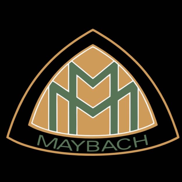 MAYBACH LOGO PROJECTOT LIGHTS Nr.1327 (quantità 1 = 2 pellicole logo /2 luci porta）