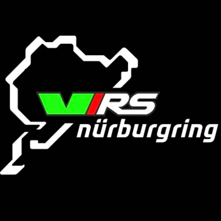 SKODA VRS NÜRBURGRING LOGO PROJECTOT LIGHTS Nr.27 (quantità 1 = 2 pellicole logo / 2 luci porta)