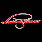 SKODA Laurin&klement  LOGO PROJECTOT LIGHTS Nr.19  (quantity 1 = 2 Logo Films /2 door lights）