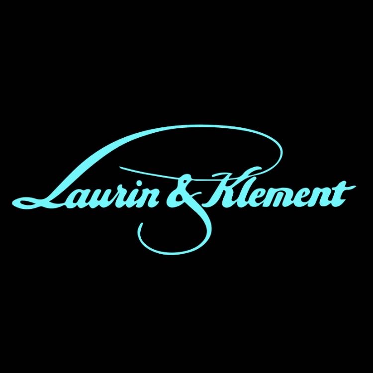 SKODA Laurin&amp;klement LOGO PROJECTOT LIGHTS Nr.19 (Menge 1 = 2 Logofolien /2 Türleuchten）