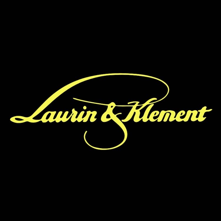 SKODA Laurin&amp;klement LOGO PROJECTOT LIGHTS Nr.19 (Menge 1 = 2 Logofolien /2 Türleuchten）