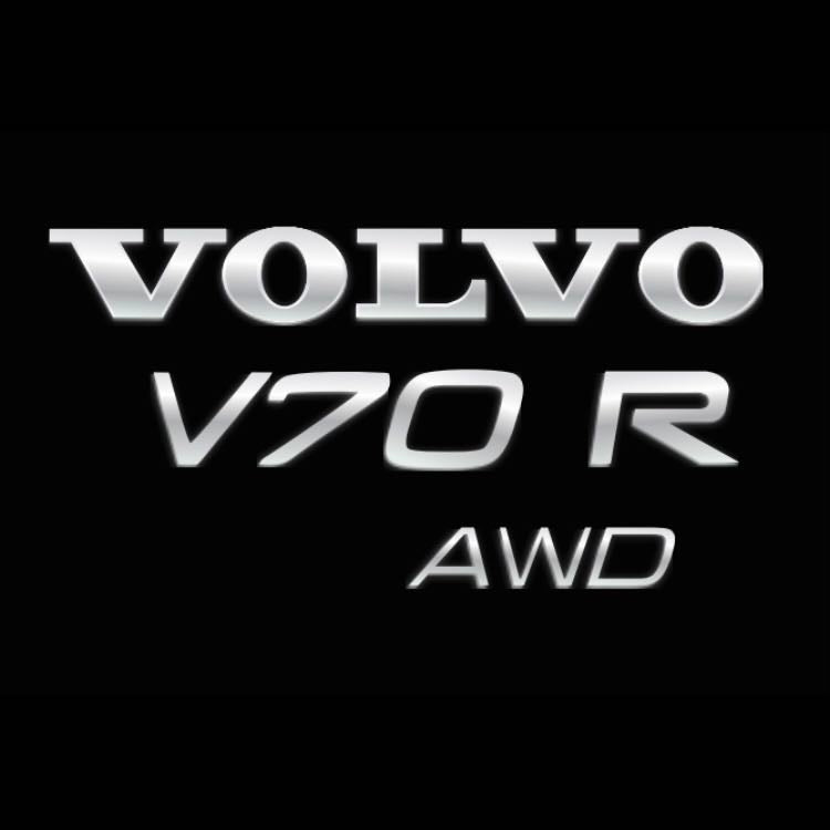 Volvo V 70 LOGO PROJECROTR LIGHTS Nr.105 (Menge 1 = 2 Logofolie / 2 Türleuchten) 