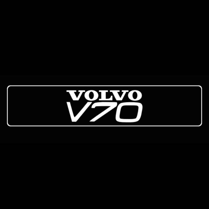 Volvo V 70 LOGO PROJECROTR LIGHTS Nr.38 (Menge 1 = 2 Logofolie / 2 Türleuchten) 