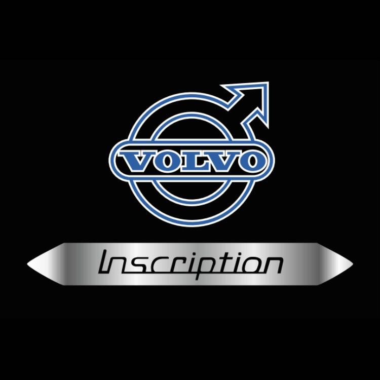 Volvo INSCRIPTION  LOGO PROJECROTR LIGHTS Nr.69 (quantity  1 =  2 Logo Film /  2 door lights)