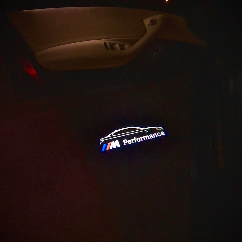 BMW M PERFORMACE LOGO PROJECTOT LIGHTS Nr.6020 (Menge 1 = 1 Satz/2 Türleuchten) 