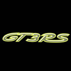 PORSCHE GT  LOGO PROJECTOT LIGHTS Nr.8005 (quantity  1 =  2 Logo Film /  2 door lights)