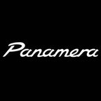 PORSCHE Panamera LOGO PROJECTOT LIGHTS Nr.8084 (quantity  1 =  2 Logo Film /  2 door lights)