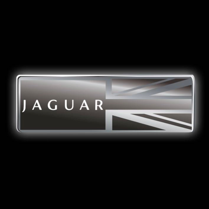 JAGUAR Original LOGO PROJECROTR LIGHTS Nr.74 (quantità 1 = 1 set/2 luci porta)