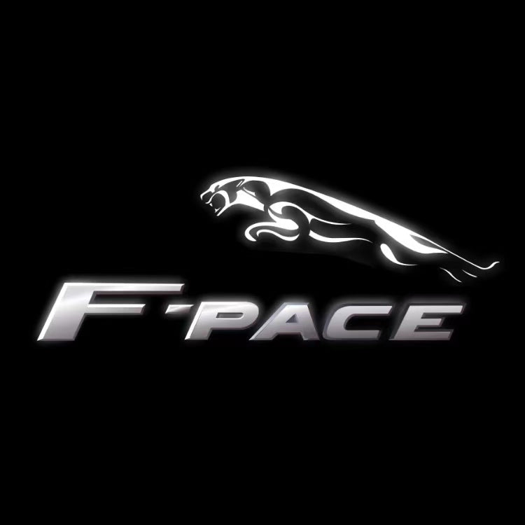 JAGUAR F PACE LOGO PROJECROTR LIGHTS Nr.112 (quantità 1 = 1 set/2 luci porta)