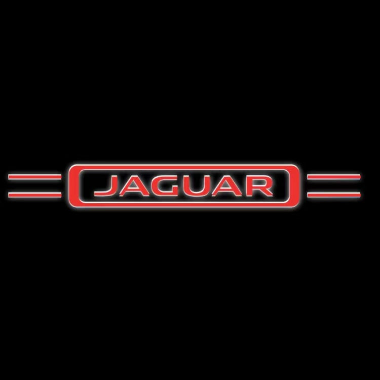 JAGUAR Colore Rosso LOGO PROJECROTR LIGHTS Nr.13 (quantità 1 = 1 set/2 luci porta)